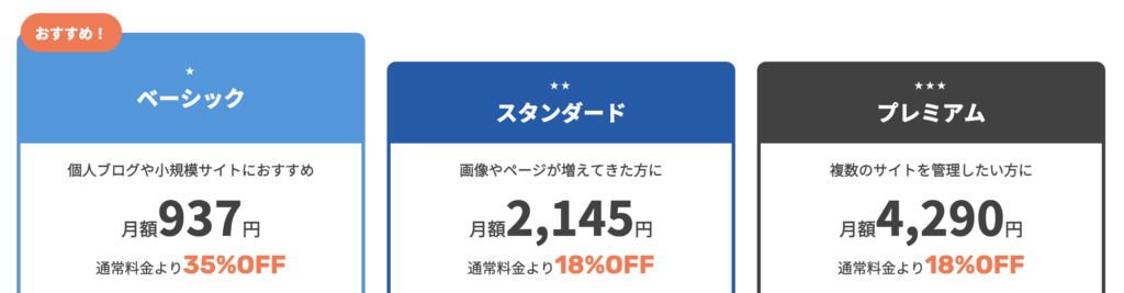 コノハ料金比較